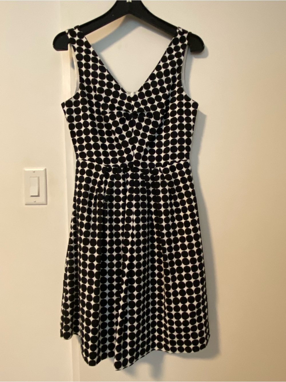 Classic Polka Dot V-Neck Fit & Flare Dress - Marimekko x Banana Republic